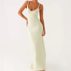 Peppermayo Sage Green Maxi Dress